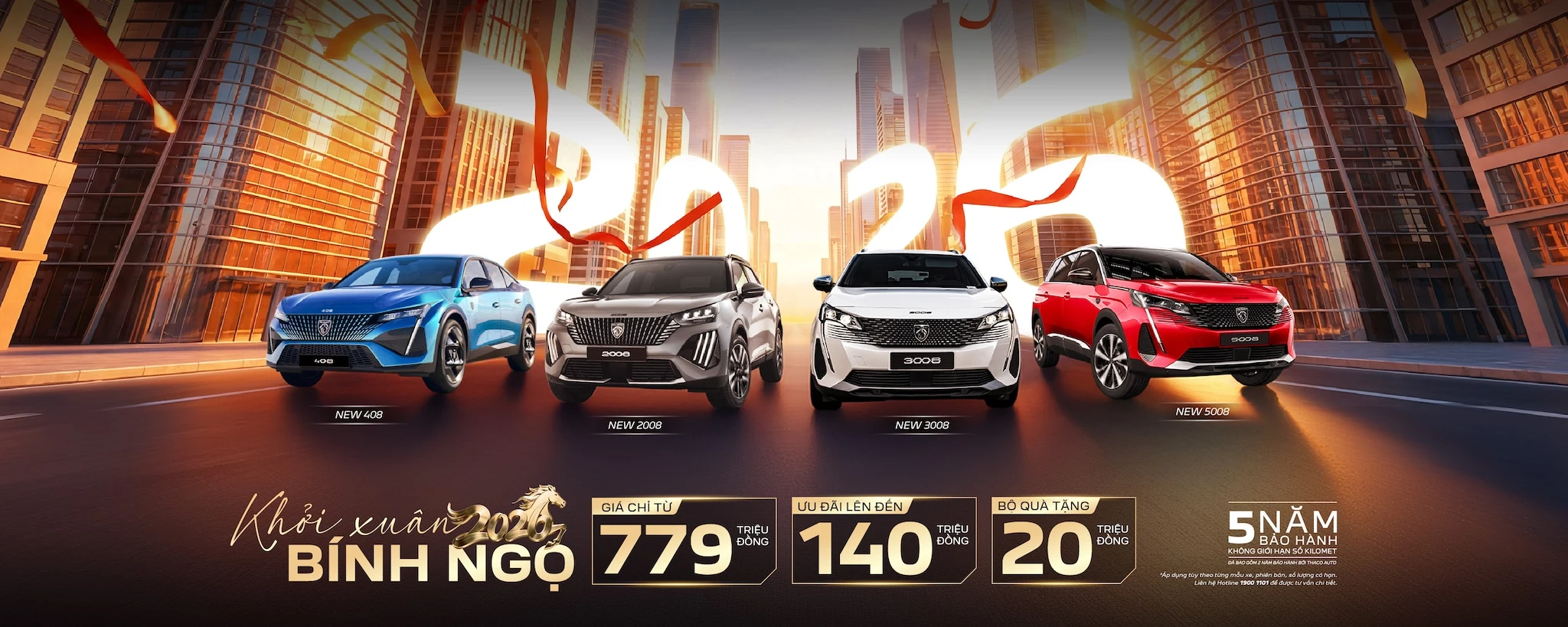 Chương trình khuyến mãi Peugeot Hồ Chí Minh