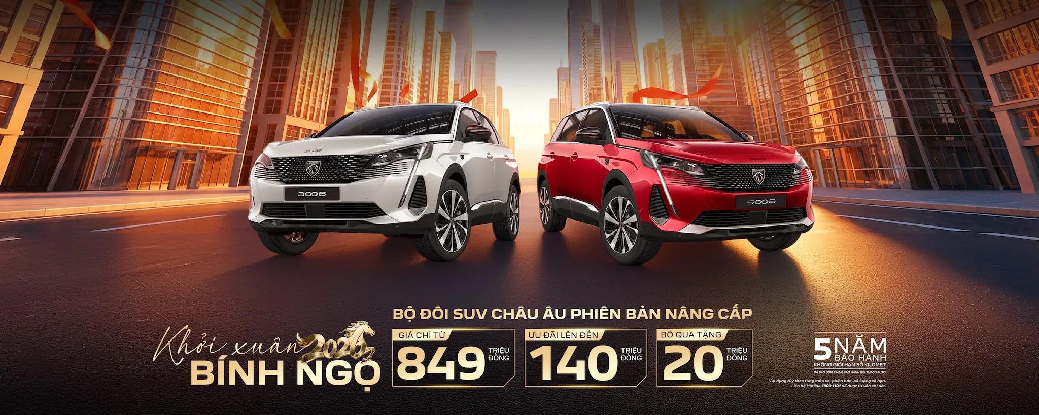 Chương trình khuyến mãi Peugeot 3008 5008