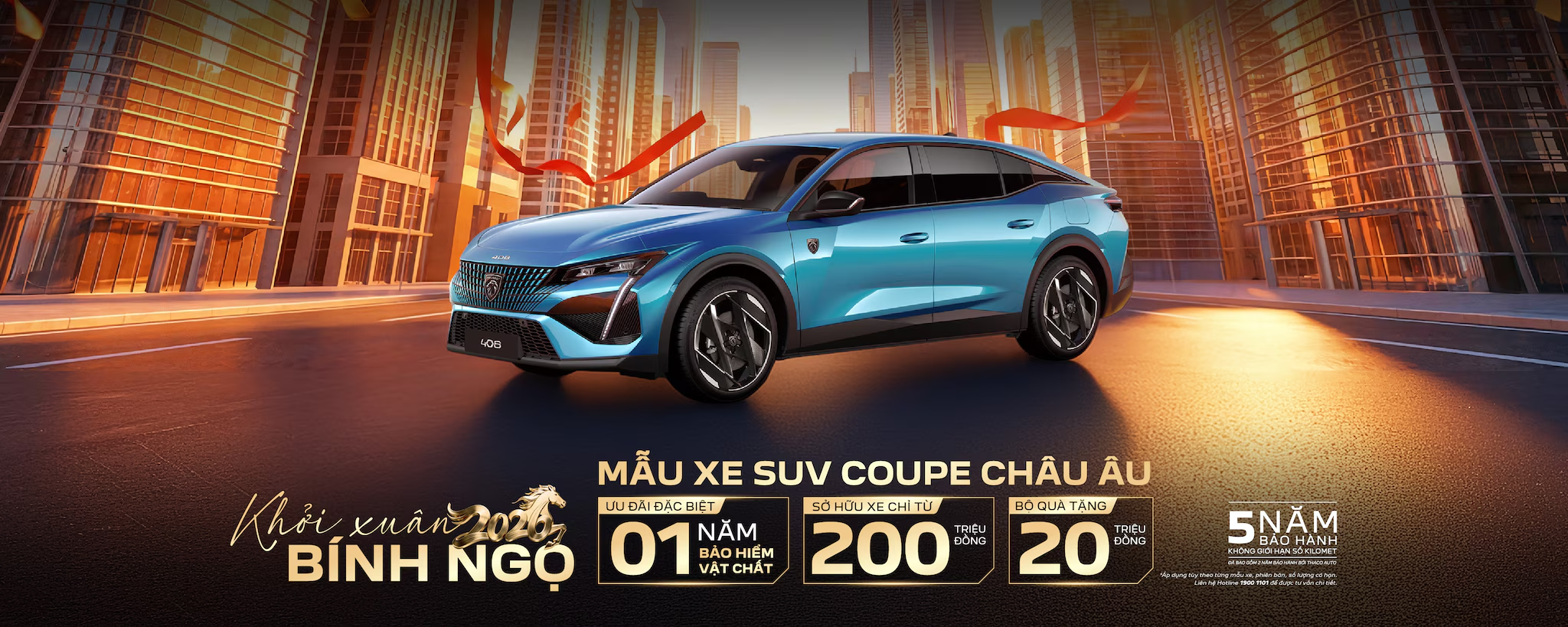 Chương trình khuyến mãi Peugeot 408