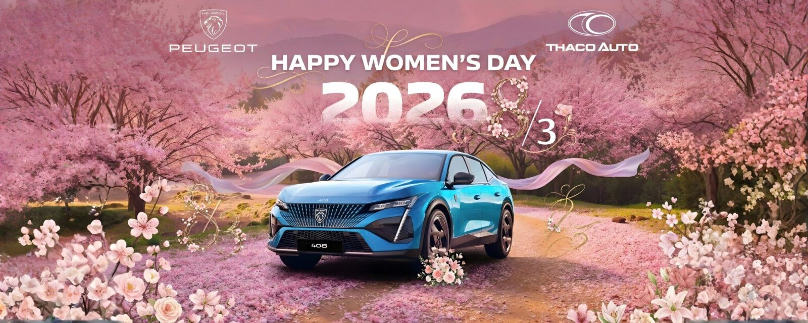 Chương trình khuyến mãi Peugeot quốc tế phụ nữ